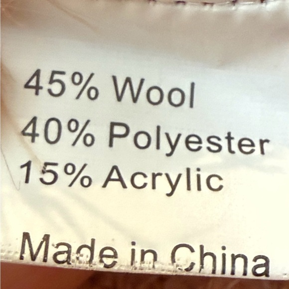 JOHN FASHION Fuzzy Eyelash Wool Blend Cardigan – Burnt Orange – Size M - Picture 5 of 5